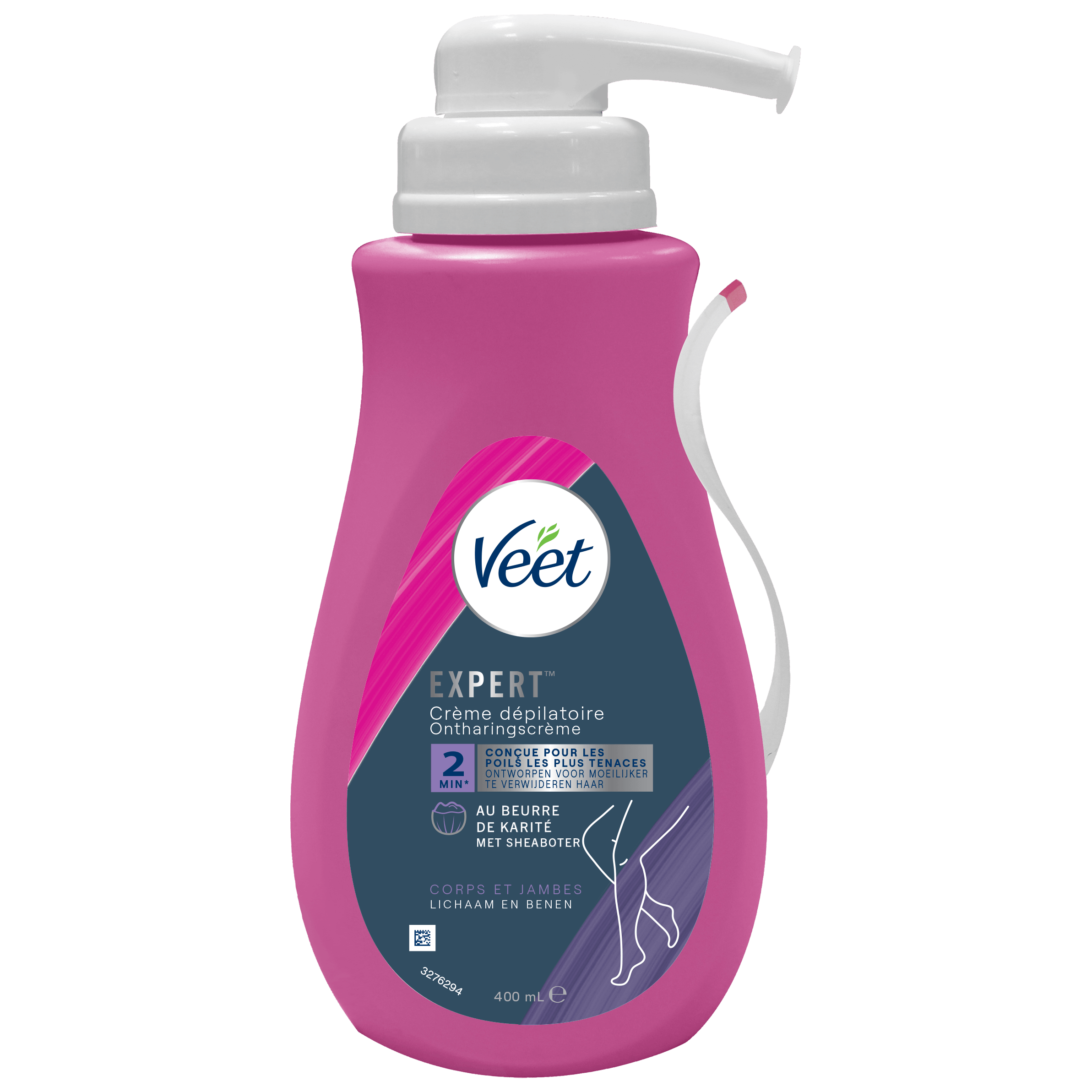 Veet Expert Crème Dépilatoire Peaux Sensibles - Corps & Jambes, 400ml | Veet